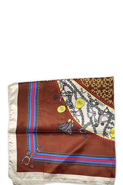 FASHION MULTI PATTERN SILKY NECK SCARF