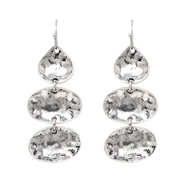 RODEO WESTERN RUSTIC ANTIQUE DANGLE EARRING