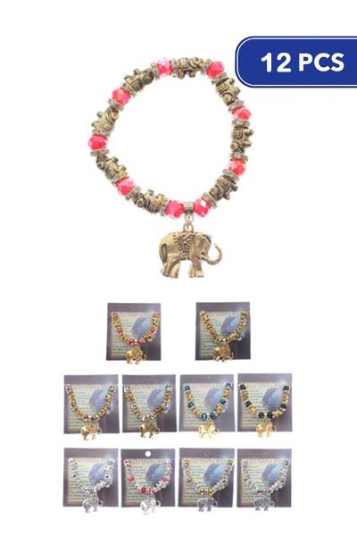 FASHION ELEPHANT BRACELET (12 UNITS)