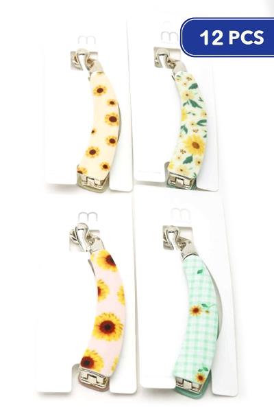 FASHION HAIR CLIPS (12 UNITS)