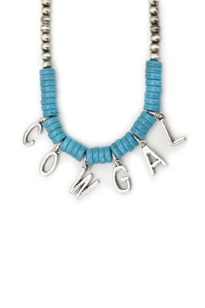 COWGAL BEADED NECKLACE