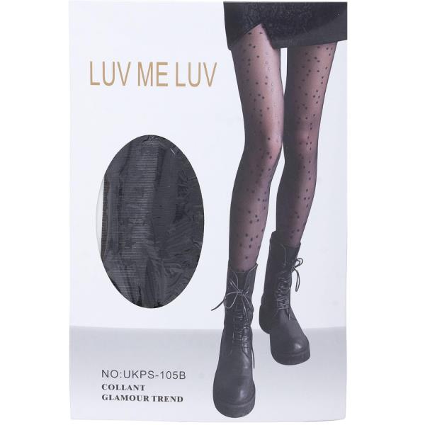 LUV ME LUV STAR KNIT DESIGN STOCKINGS (6 UNITS)
