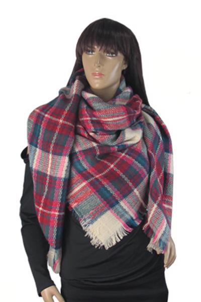 BLANKET PLAID SCARF