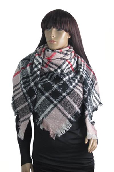 BLANKET PLAID SCARF
