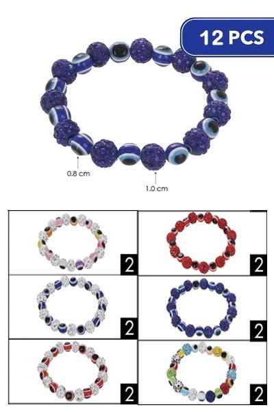 EVIL EYE BRACELET (12 UNITS)