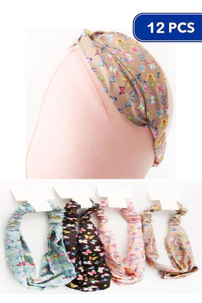 BUTTERFLY INTERLOCK HEADBAND 12 UNITS