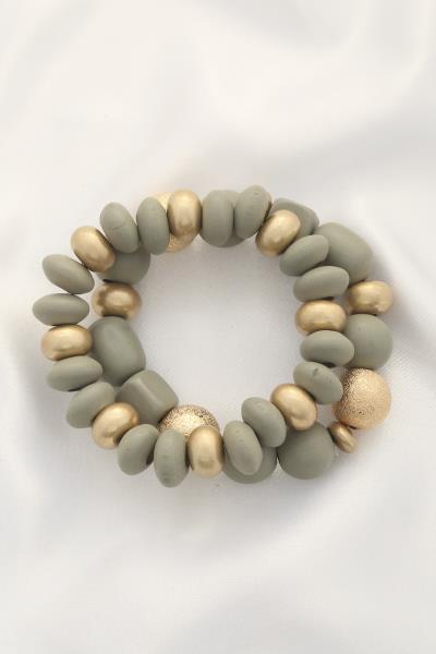 BALL CUBE BEADED BRACELET