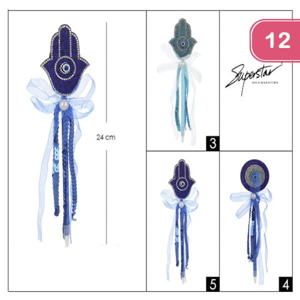 FASHION HAMSA PEN (12 UNITS)