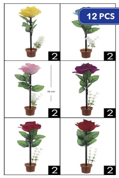 FASHION VALENTINE`S DAY FLOWER PEN (12 UNITS)