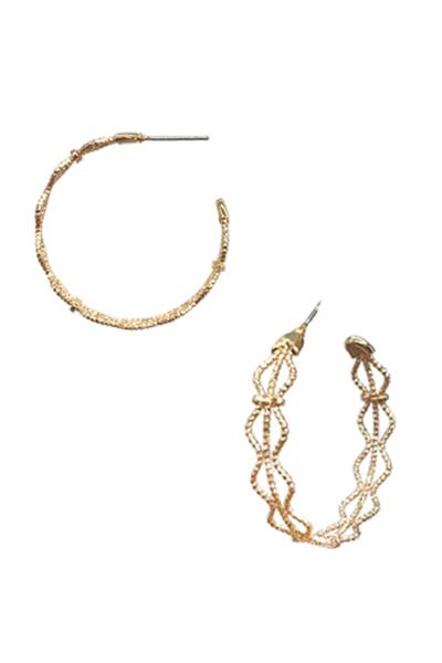 OPEN HOOP EARRING