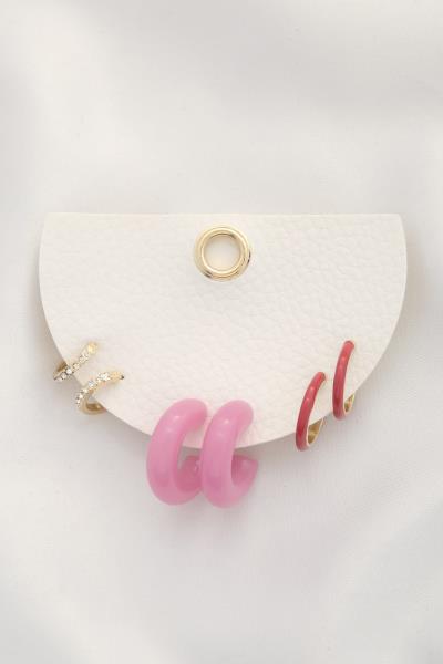 HOOP ASSORTED EARRING SET