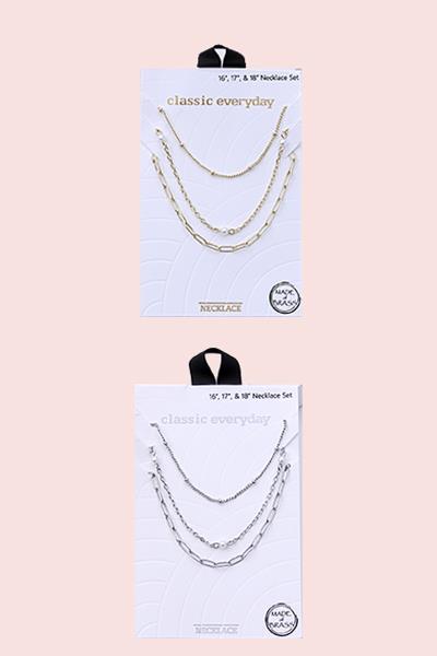MADE OF BRASS MULTI NECKLACE