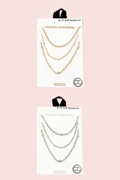 MADE OF BRASS MULTI NECKLACE