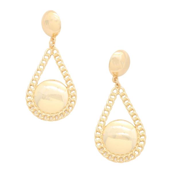 SODAJO LONG TEARDROP DANGLE EARRING