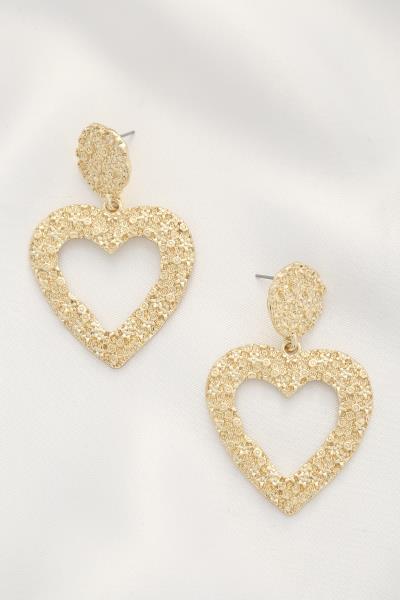 SODAJO HEART DANGLE EARRING