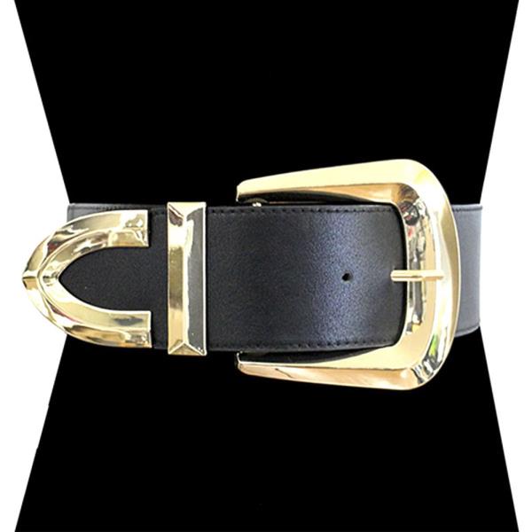 WIDE BUCKLE ELASTIC BELT