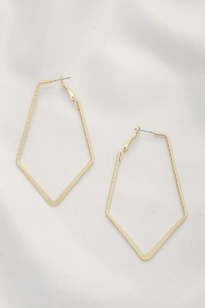 GEOMETRIC SHAPE METAL EARRING