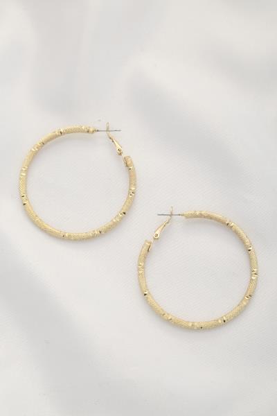 METAL HOOP EARRING