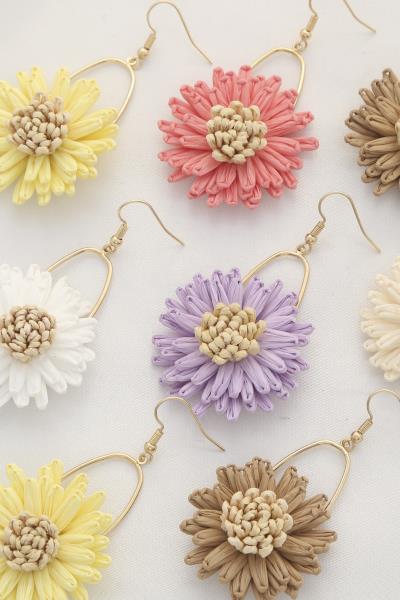 FLOWER DANGLE EARRING