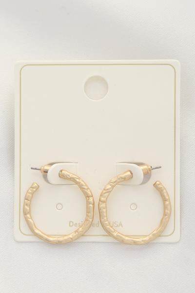 OPEN HOOP EARRING