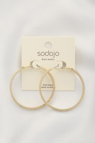SODAJO HOOP EARRING