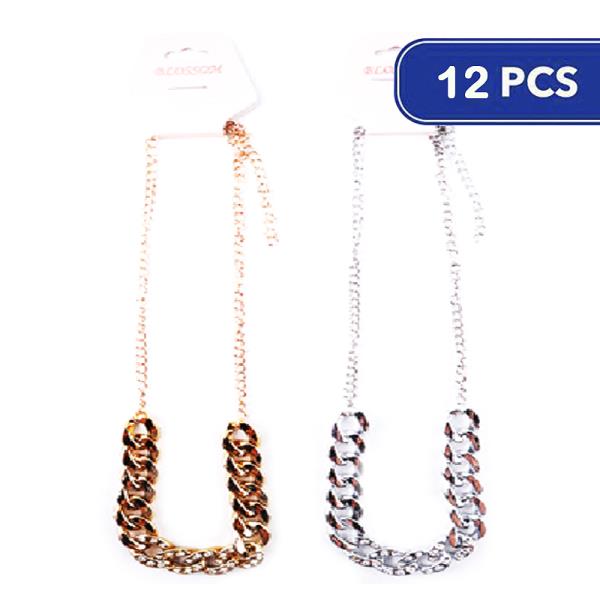 FASHION METAL NECKLACE (12 UNITS)