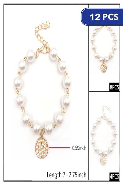 FASHION PEARL BRACELET (12 UNITS)