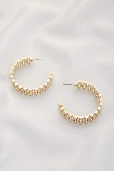 OPEN HOOP EARRING