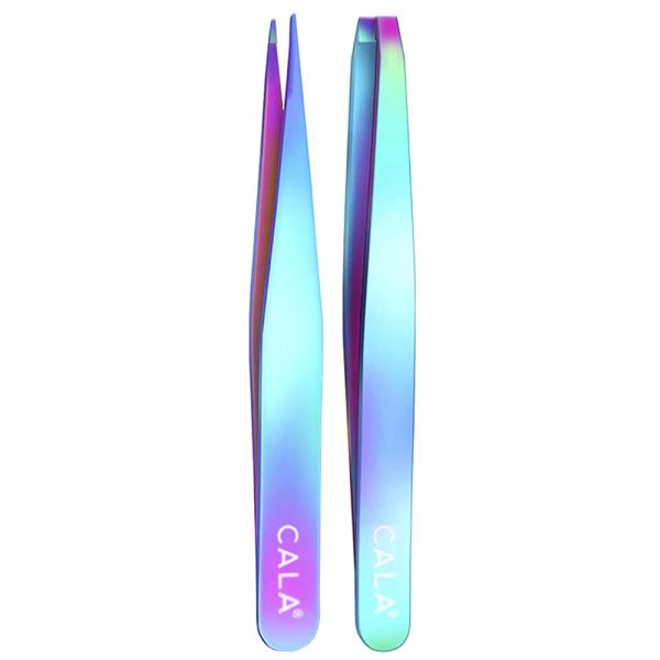 CALA IRIDESCENT TWEEZER DUO POINT AND SLANT
