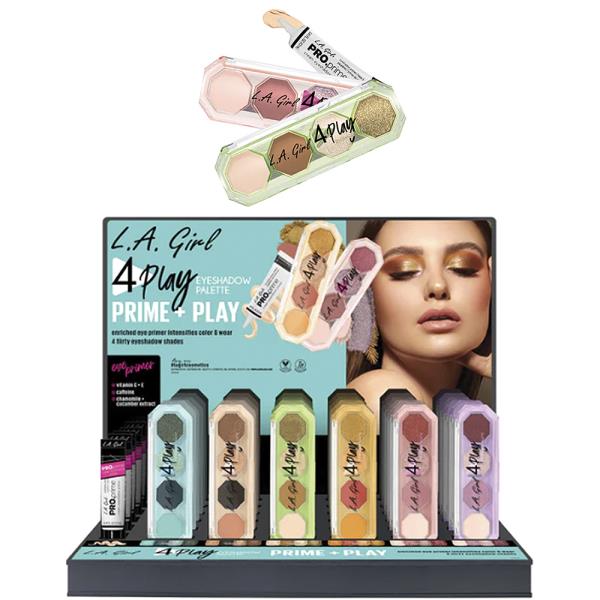 LA GIRL 4 PLAY PRIMER AND PLAY EYESHADOW PALETTE 42 PCS SET