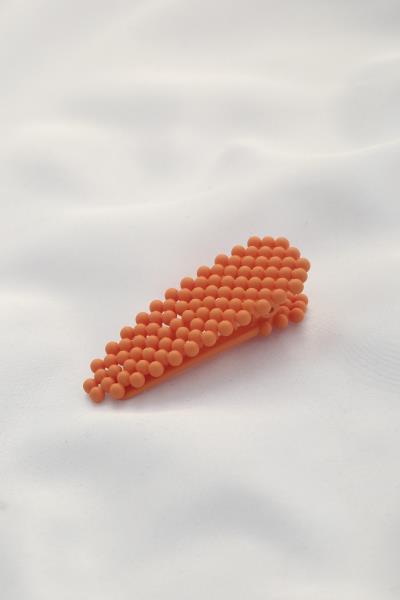 SMOOTH TEXTURE BALL PATTERN HAIR CLIP