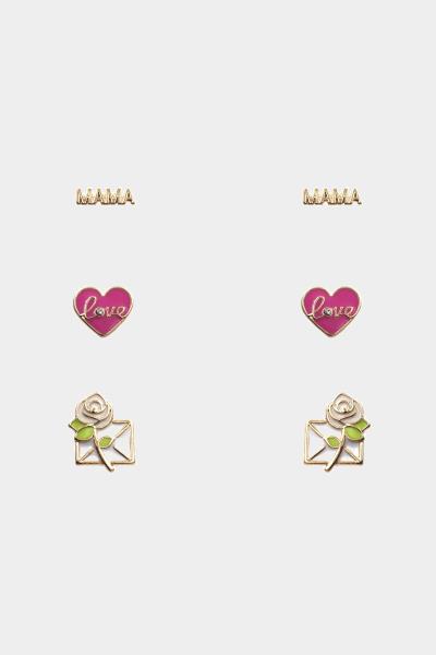 MAMA LOVE ASSOTRED EARRING SET