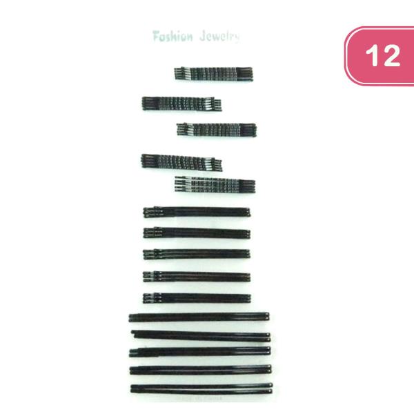 BOBBY PIN SET (12 UNITS)