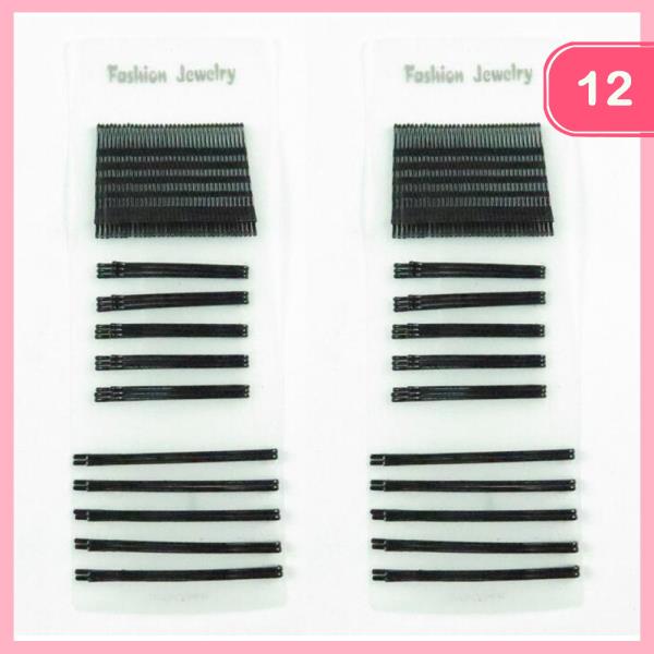 BOBBY PIN SET (12 UNITS)