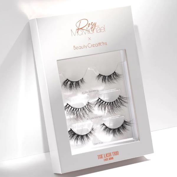 BEAUTY CREATIONS ROSY MCMICHAEL THE EYELASH TRIO SET