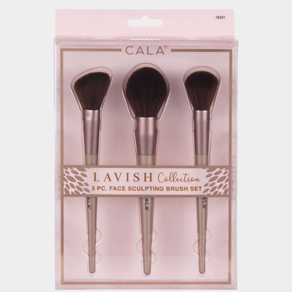 CALA LAVISH FACE SCULPTING BRUSH 3PCS SET