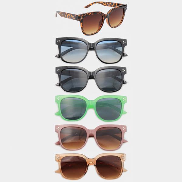 CHIC ROUND SQUARE SUNGLASSES 1DZ