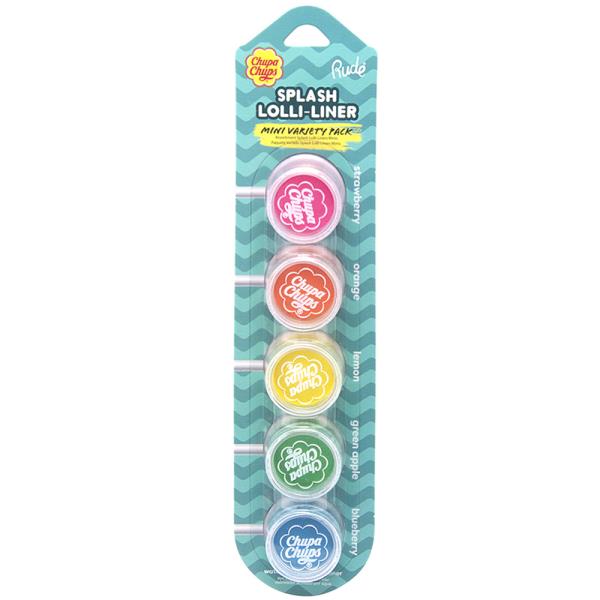 RUDE CHUPA CHUPS SPLASH MINI VARIETY PACK 5 PC LOLLI LINER SET