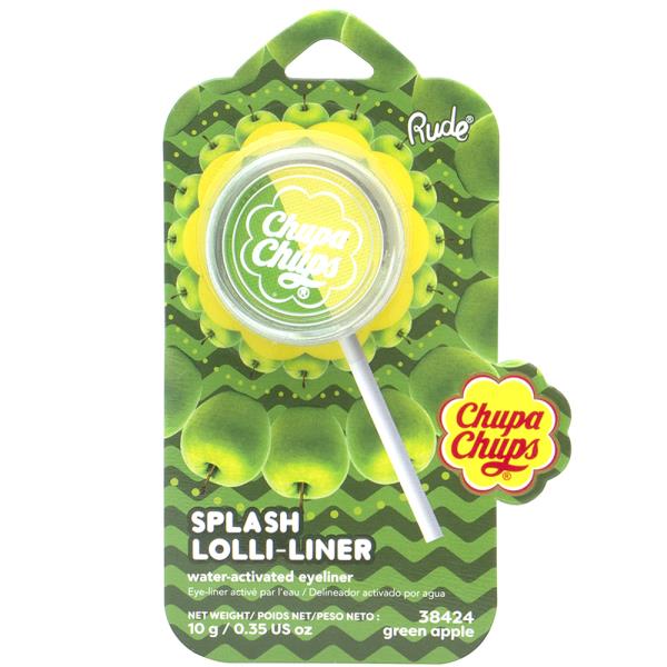 RUDE CHUPA CHUPS SPLASH WATER ACTIVATED LOLLI GREEN APPLE EYELINER