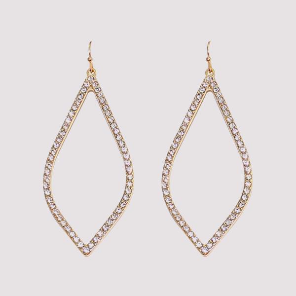 MOROCCAN MARQUISE LINE EARRING