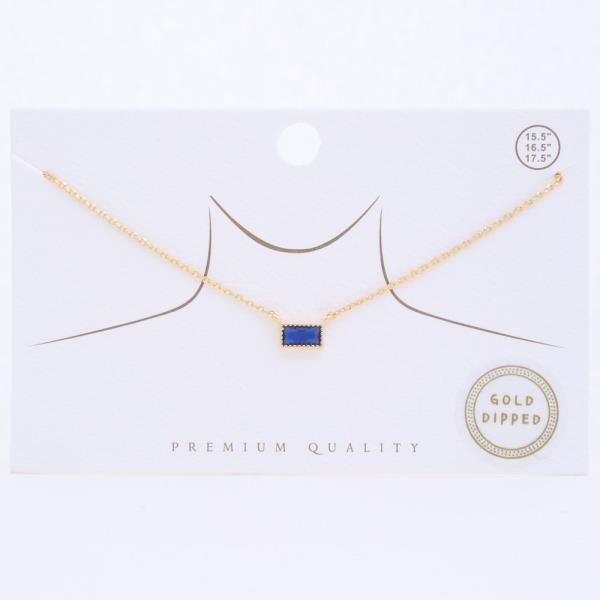 GOLD DIPPED DAINTY NECKLACE
