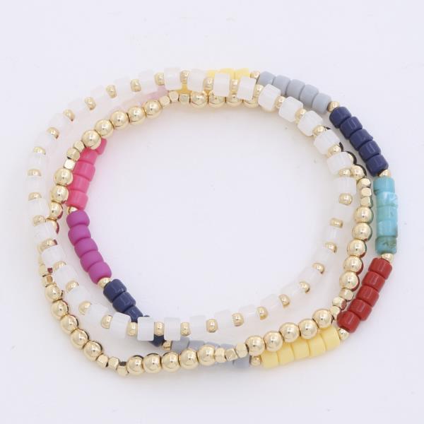 BEADED ASSORTED BRACELET SET