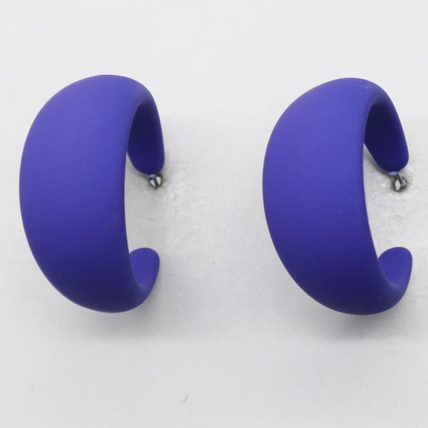 COLOR HOOP EARRING