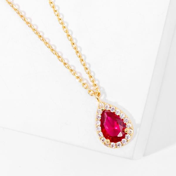 TEARDROP CRYSTAL NECKLACE