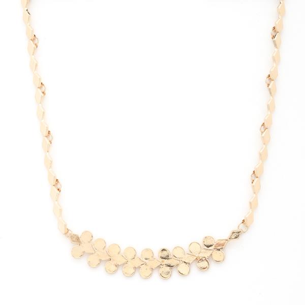 METAL CURVE BAR NECKLACE