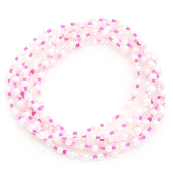 PEARL BEADED BRACELET SET