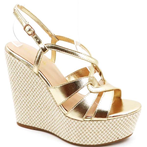 FASHION CHIC STRAP WEDGE HEEL 12 PAIRS