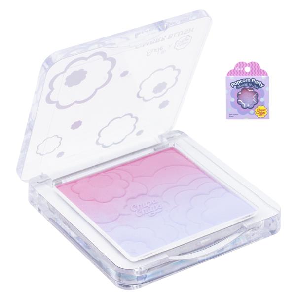 RUDE COSMETICS POPCORN PARTY OMBRE BLUSH PALETTE CHAMPAGNE GRAPE