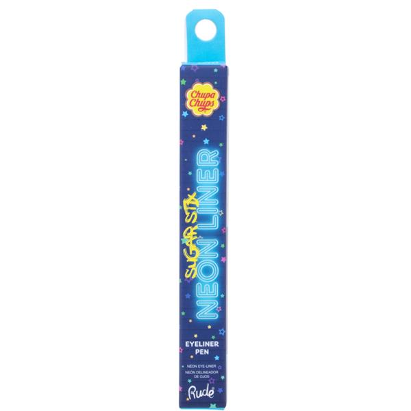 RUDE COSMETICS CHUPA CHUPS SUGAR STIX NEON EYELINER PEN BLUE RASPBERRY