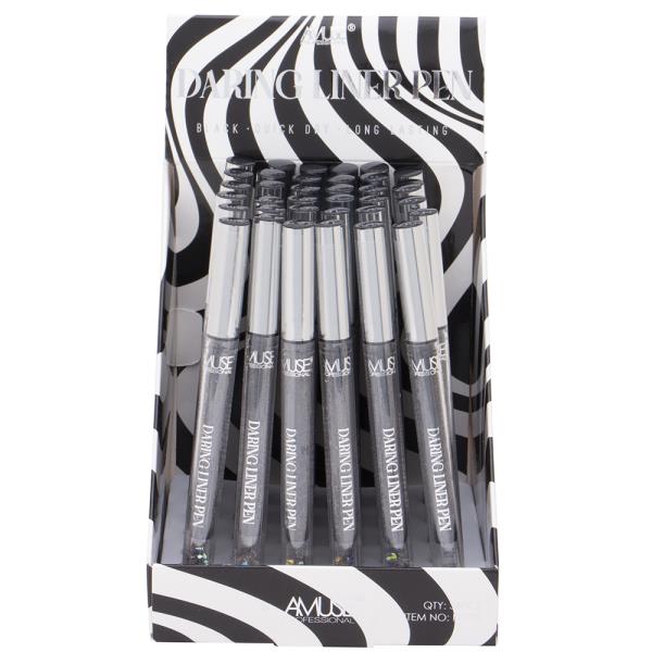 AMUSE DARING LINER PEN BLACK (36 UNITS)